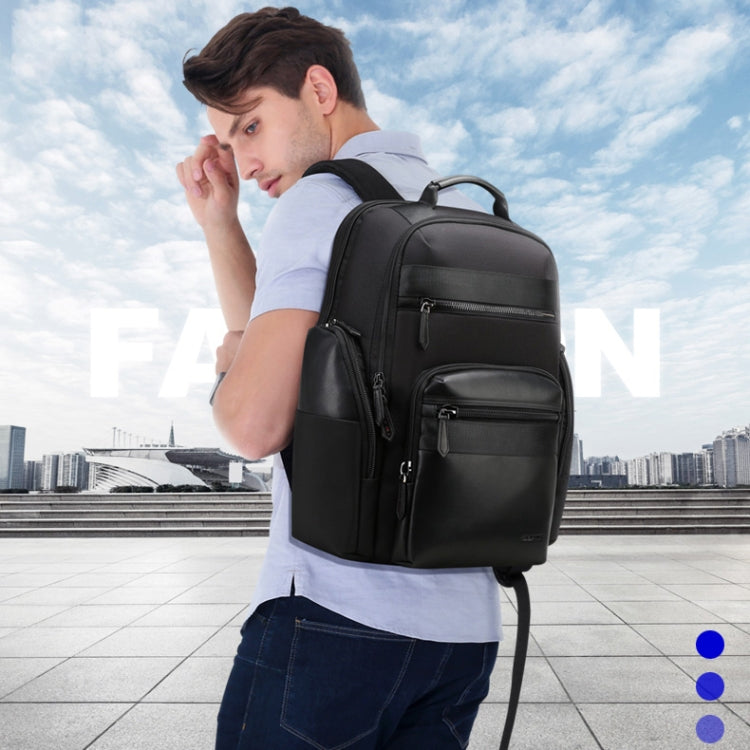 Bopai 851-014211 Business Anti-theft Waterproof Three-layer Large Capacity Double Shoulder Bag,with USB Charging Port, Size: 35.5x24x45cm, 851-014211