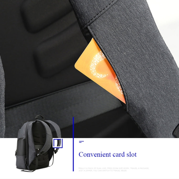 Bopai 851-014518 Business Waterproof Three-layer Large Capacity Double Shoulder Bag,with USB Charging Port, Size: 37x21x47.5cm, 851-014518