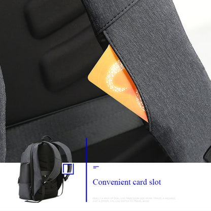 Bopai 851-014518 Business Waterproof Three-layer Large Capacity Double Shoulder Bag,with USB Charging Port, Size: 37x21x47.5cm, 851-014518