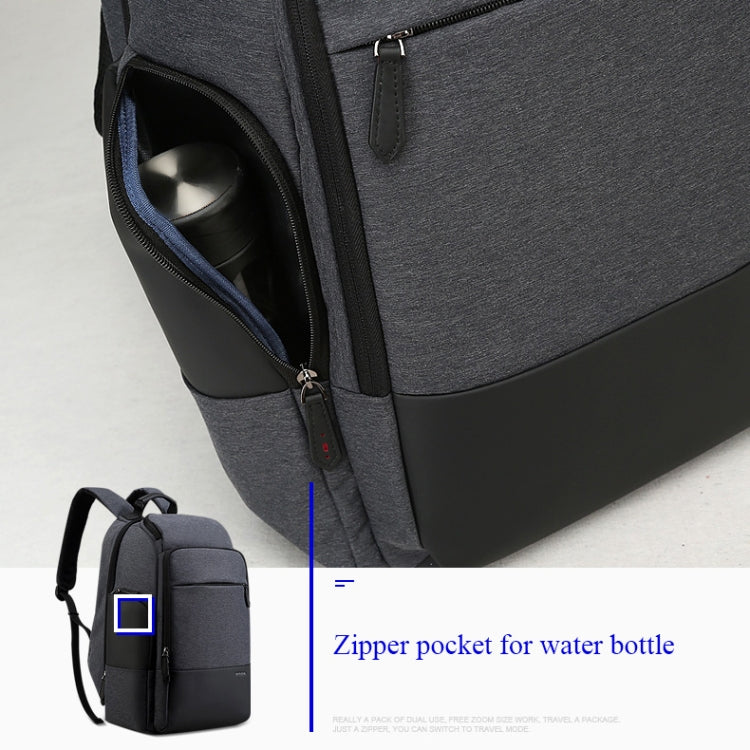 Bopai 851-014518 Business Waterproof Three-layer Large Capacity Double Shoulder Bag,with USB Charging Port, Size: 37x21x47.5cm, 851-014518