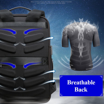 Bopai 61-07311 Large Capacity Anti-theft Waterproof Backpack Laptop Tablet Bag for 15.6 inch and Below, External  USB Charging Port, 61-07311