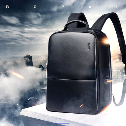 Bopai 751-006431 Business Waterproof Anti-theft Large Capacity Double Shoulder Bag,with USB Charging Port, Size: 27x16.5x40cm, 751-006431
