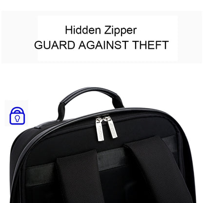 Bopai 751-006431 Business Waterproof Anti-theft Large Capacity Double Shoulder Bag,with USB Charging Port, Size: 27x16.5x40cm, 751-006431