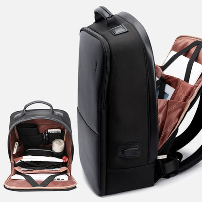 Bopai 751-006431 Business Waterproof Anti-theft Large Capacity Double Shoulder Bag,with USB Charging Port, Size: 27x16.5x40cm, 751-006431