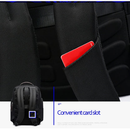 Bopai 851-008821 Outdoor Breathable Waterproof Anti-theft Large Capacity Double Shoulder Bag,with USB Charging Port, Size: 36x17x41.5cm, 851-008821