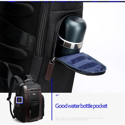 Bopai 851-008821 Outdoor Breathable Waterproof Anti-theft Large Capacity Double Shoulder Bag,with USB Charging Port, Size: 36x17x41.5cm, 851-008821