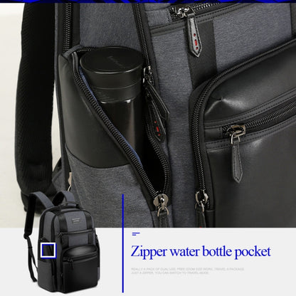 Bopai 851-014318 Fashion Outdoor Breathable Waterproof Anti-theft Three-layer Large Capacity Double Shoulder Bag,with USB Charging Port, Size: 31x17x44cm, 851-014318