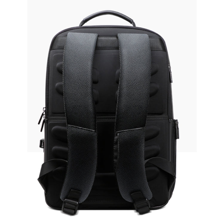 Bopai 851-023911 Top-grain Leather Business Breathable Anti-theft Man Backpack, Size: 28x18x42cm, 851-023911
