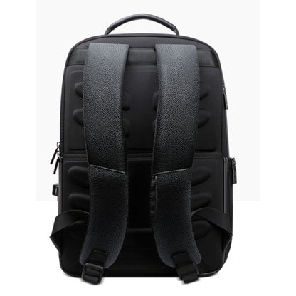 Bopai 851-023911 Top-grain Leather Business Breathable Anti-theft Man Backpack, Size: 28x18x42cm, 851-023911