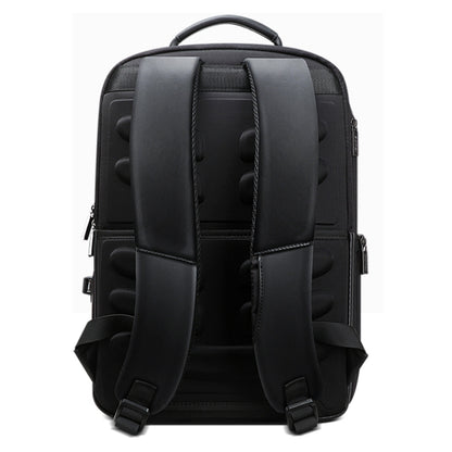 Bopai 851-024011 Top-grain Leather Business Breathable Anti-theft Man Backpack, Size: 28x18x42cm, 851-024011