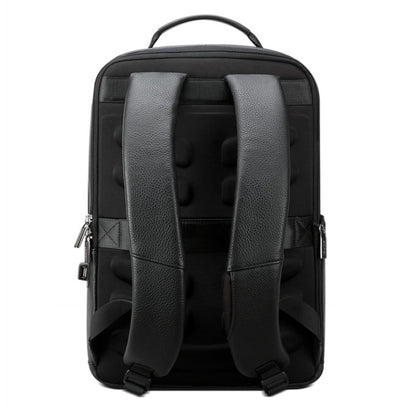 Bopai 851-036611 Large Capacity Top-grain leather Business Breathable Man Backpack, Size: 30x12x43cm, 851-036611