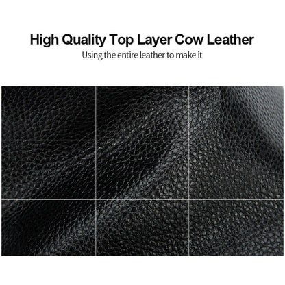 Bopai 851-036611 Large Capacity Top-grain leather Business Breathable Man Backpack, Size: 30x12x43cm, 851-036611