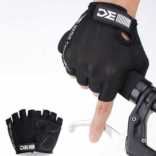 BaseCamp BC-204 Bicycle Half Finger Gloves Lycra Fabric Cycling Gloves, Size: S, Size: S