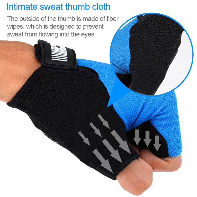 BaseCamp BC-204 Bicycle Half Finger Gloves Lycra Fabric Cycling Gloves, Size: S, Size: S