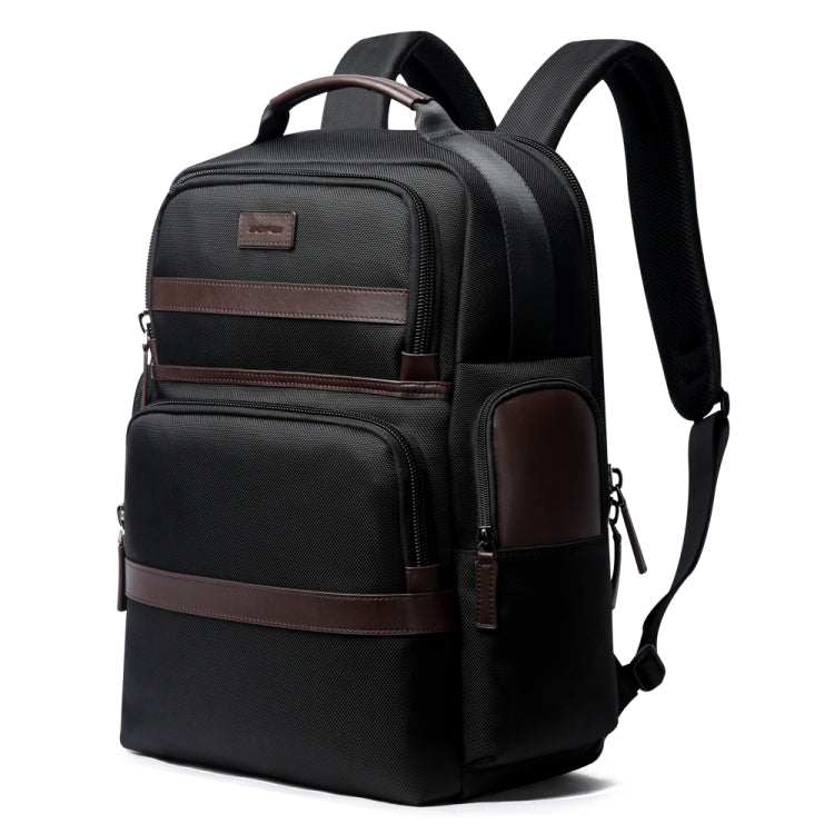 Bopai 751-007301 Business Anti-theft Waterproof Large Capacity Double Shoulder Bag,with USB Charging Port, Size: 28x19x42cm