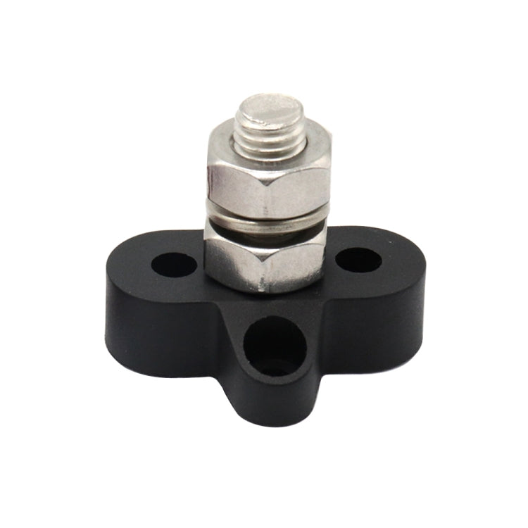 Single Heavy-Duty Terminal Studs Black  M10 Bus Bar for Car / RV / Boat, M10 Black