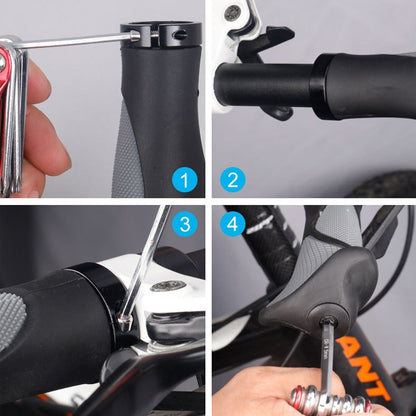 DEEMOUNT BGP110 Mountain Bike Bicycle Rubber Handlebar Cover,Conventional Version, Original Version