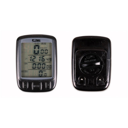 SUNDING 563C Bike Bicycle Waterproof Wireless LCD Screen Luminous Mileage Speedometer Odometer, Chinese Version, 563C, Chinese Version