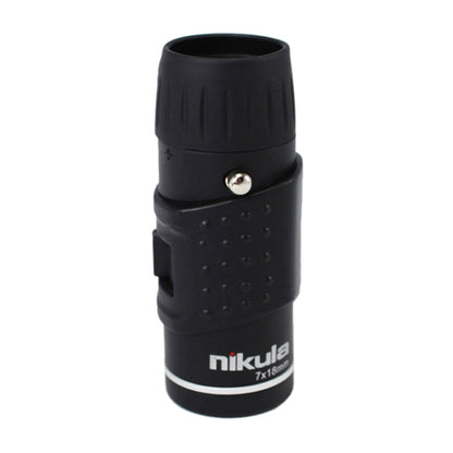 Nikula 7*18 Portable Professional High Times High Definition Dual Focus Zoom Monocular Pocket Telescope, 7x18