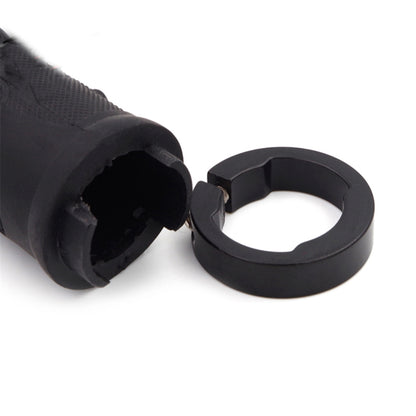 1 Pair AG23 Skull Style Bicycle MTB Bike Lock-on Rubber Handlebar Grips, Skull Style
