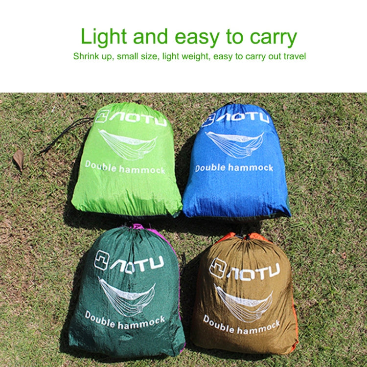 AOTU AT6730 Outdoor Camping Nylon Cloth Mosquito Repellent Hammock, 260x140cm (Red), 260x140cm (Green), 260x140cm (Blue)