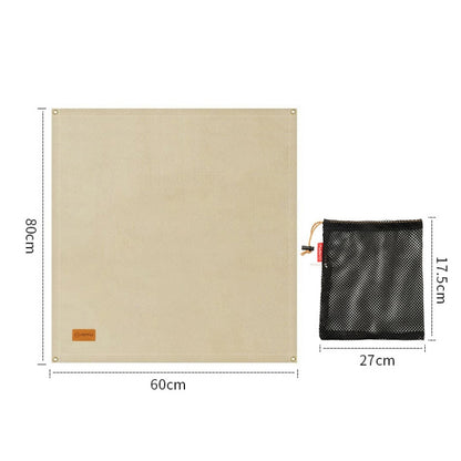 AOTU AT9044 Outdoor Camping Fire Blanket Barbecue Insulation Mat, Size: 80 x 60cm, 80 x 60cm