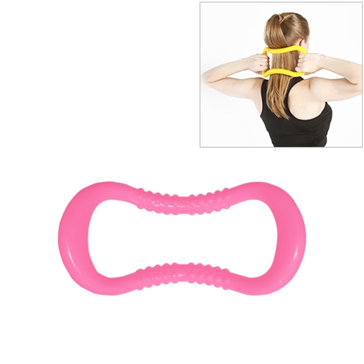 PP Double Massage Point Yoga Circle Fascia Stretching Ring Pilates Resistance Ring, Light Pink, Purple, Sky Blue, Yellow, Dark Blue, Pink, Green, Grass Green