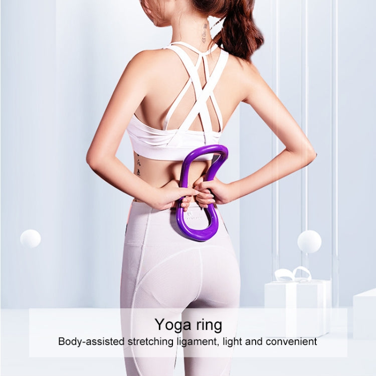 PP Double Massage Point Yoga Circle Fascia Stretching Ring Pilates Resistance Ring, Light Pink, Purple, Sky Blue, Yellow, Dark Blue, Pink, Green, Grass Green