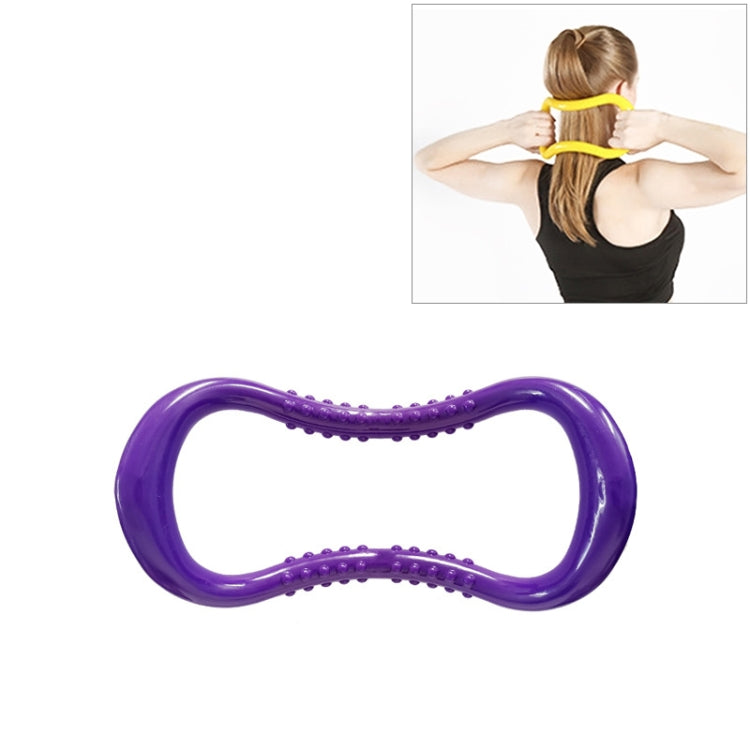 PP Double Massage Point Yoga Circle Fascia Stretching Ring Pilates Resistance Ring, Light Pink, Purple, Sky Blue, Yellow, Dark Blue, Pink, Green, Grass Green