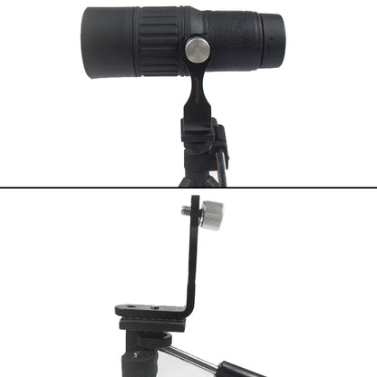 Datyson 5P0008 Telescope Tripod Connector All Metal L-shaped Adapter Adapter Bracket, 5P0008