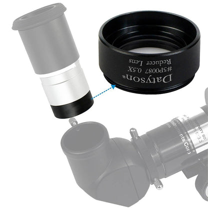 Datyson 5P0087 Fine Thread Astronomical Telescope Accessories 1.25 inch 0.5X Defocusing Lens Reducer, 5P0087 Fine Thread