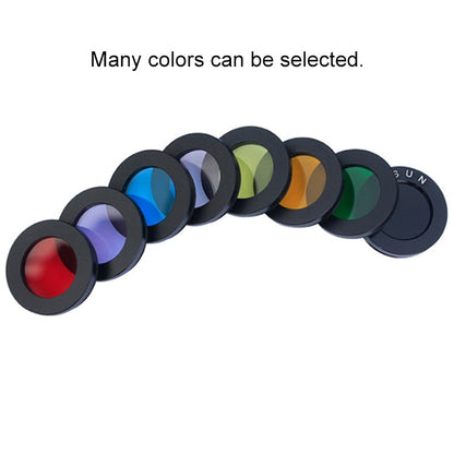 Datyson 5P9954 Astronomical Telescope Accessories 1.25 inch Planet Moon Nebula Filter Neutral Edition, Red, Yellow, Black, Orange, Pink, Green, Blue, Purple