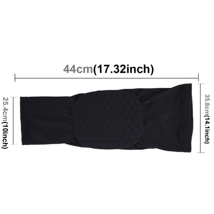 1 PC Beehive Shaped Sports Collision-resistant Lycra Elastic Knee Support Guard, Long Version, Size: L, L