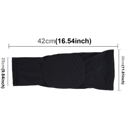 1 PC Beehive Shaped Sports Collision-resistant Lycra Elastic Knee Support Guard, Long Version, Size: M, M