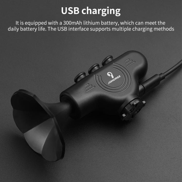 Electronic Cycling Bell Handlebar Horns Rechargeable Electric Bell Waterproof Adjustable Siren, Rechargeable Electric Bell