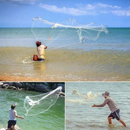 420 Help Throw Monofilament Fishing Net, Height: 2.1m, 420 Help Throw Monofilament