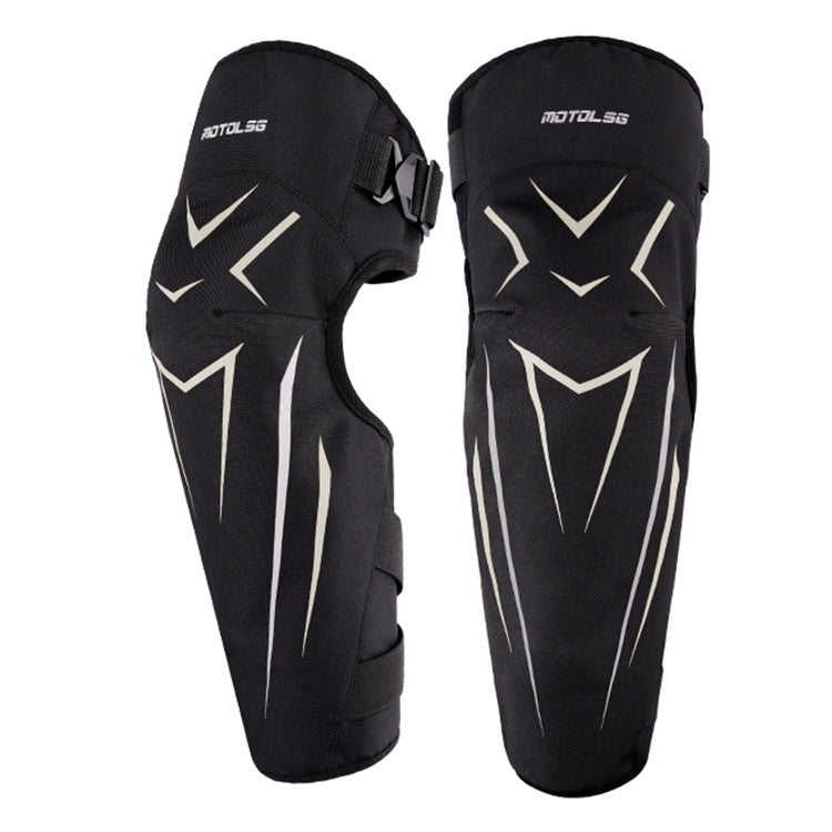 MOTOLSG 2 in 1 Knee Pads Motorcycle Bicycle Riding Warm Fleece Soft Protective Gear, Without CE Protector