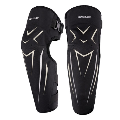 MOTOLSG 2 in 1 Knee Pads Motorcycle Bicycle Riding Warm Fleece Soft Protective Gear, Without CE Protector