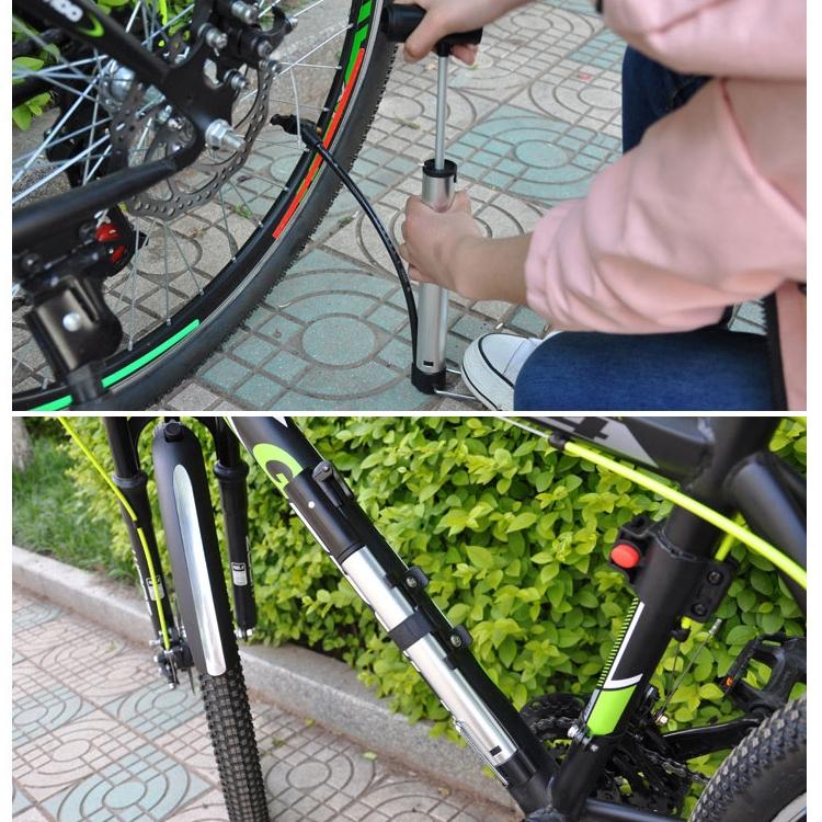 HONOR MP3128 Mini Portable Bicycle Aluminum Alloy Inflatable Cylinder Air Pump, MP3128