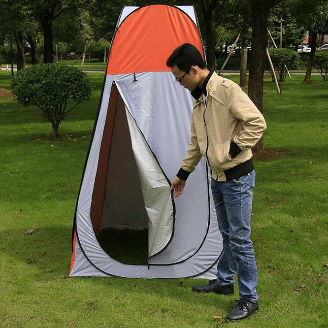 Clothes Changing Bathing Tent with Window, Single, Size: 190x120x120cm, Size: 190x120x120cm