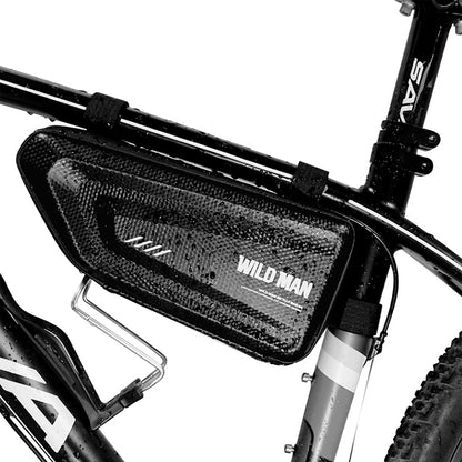 WILD MAN E4 Waterproof Front Bag MTB Mobile Phone Sets Bicycle Tube Bag Riding Accessories, E4