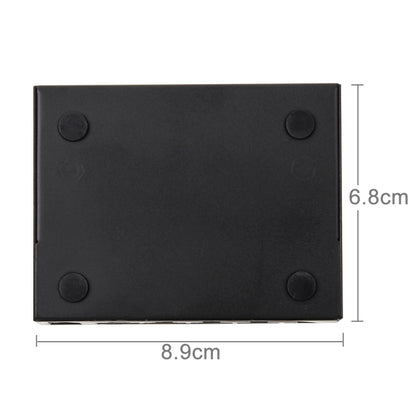 5 Ports 10/100Mbps POE Switch IEEE802.3af Power Over Ethernet Network Switch for IP Camera VoIP Phone AP Devices, 5 Ports Black