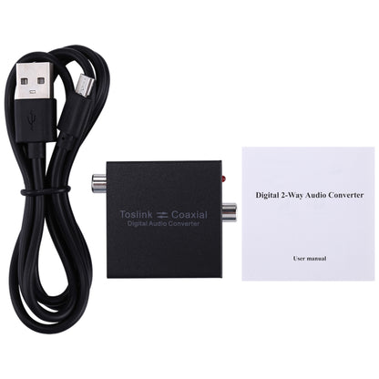 NK-Q7 Tendak Optical SPDIF Toslink to Coaxial / Coaxial to Optical SPDIF Toslink Bi-directional Swtich Digital 2-Way Audio Converter, SPDIF to Coaxial