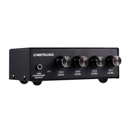 LINEPAUDIO B895 Five-channel Stereo Microphone Mixer with Earphone Monitoring