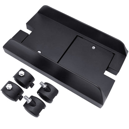 Computer Mainframe Host Adjustable Bracket  with Wheel, Size: S, H Type (Black), H Type (White)