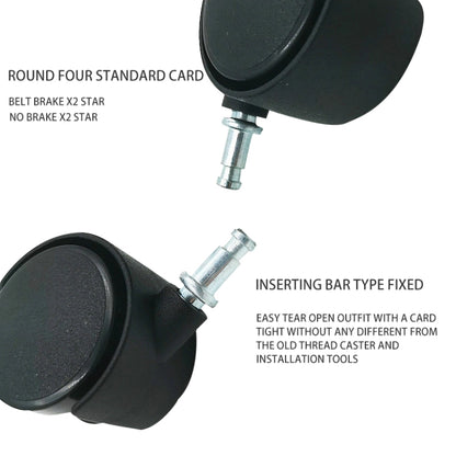 Computer Mainframe Host Adjustable Bracket  with Wheel, Size: S, H Type (Black), H Type (White)