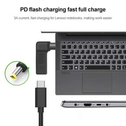 USB-C / Type-C Female to 5.5 x 2.5mm Male Plug Elbow Adapter Connector, 5.5 x 2.5mm Elbow