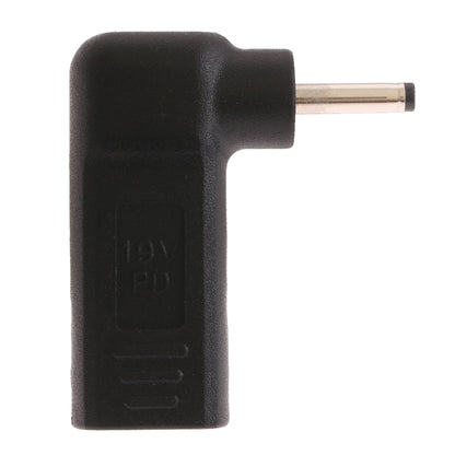 USB-C / Type-C Female to 3.0 x 1.1mm Male Plug Elbow Adapter Connector, 3.0 x 1.1mm Elbow