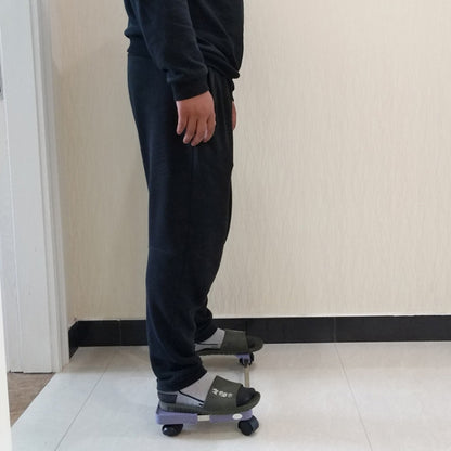 Computer Mainframe Host Adjustable Mobile Base Bracket with Wheel, 43-55cm Length Adjustable, 22-34cm Width Adjustable, H Type