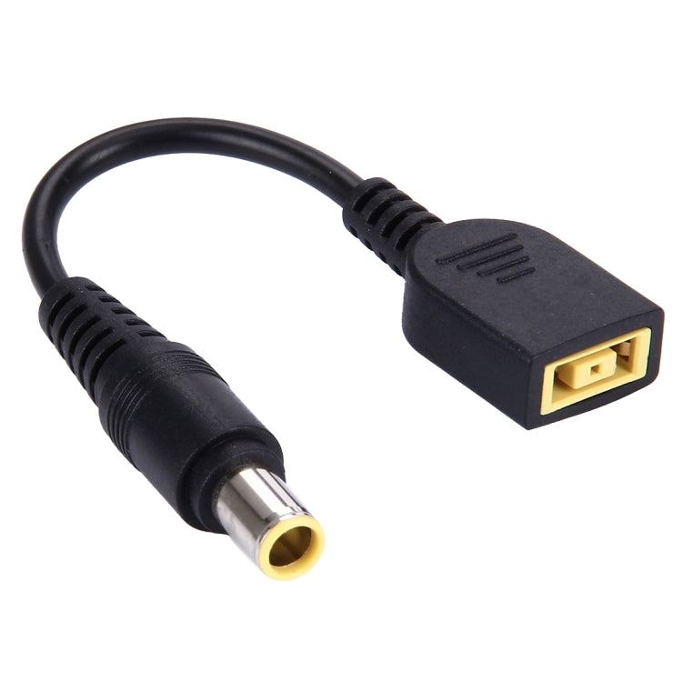 Big Square Female (First Generation) to 7.9 x 5.5mm Male Interfaces Power Adapter Cable for Laptop Notebook, Length: 10cm, X1 Carbon 2018/2017 & Yoga 2018/2017